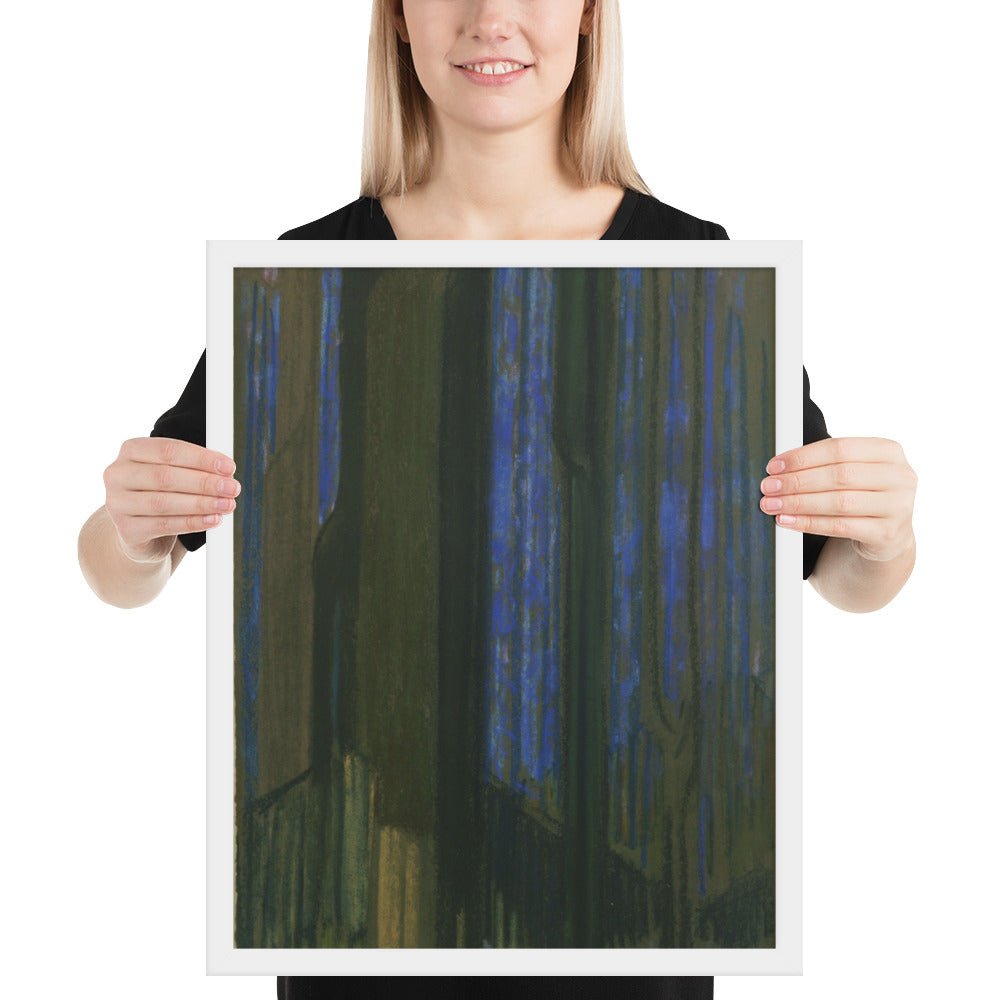 Study in Verticals by Frantisek Kupka , Framed poster
