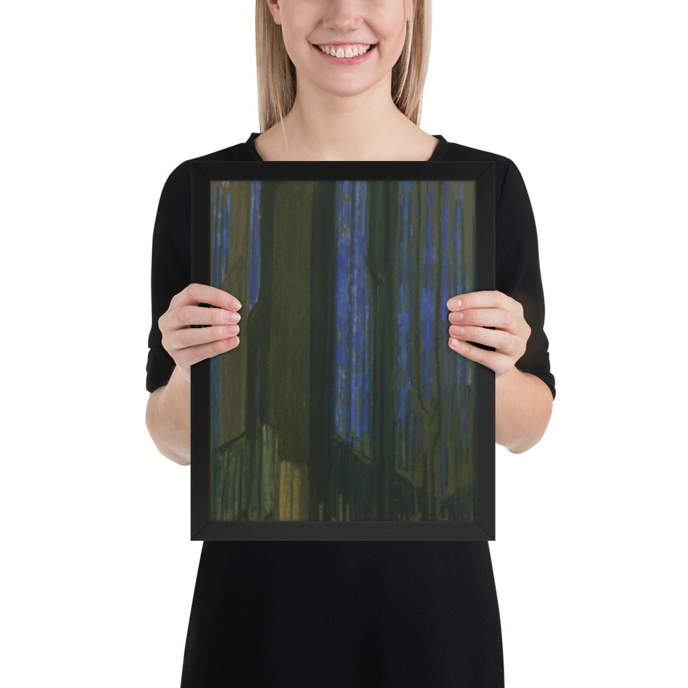 Study in Verticals by Frantisek Kupka , Framed poster