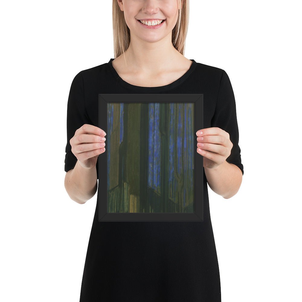 Study in Verticals by Frantisek Kupka , Framed poster