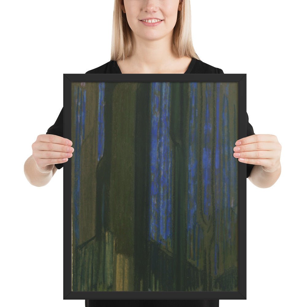 Study in Verticals by Frantisek Kupka , Framed poster