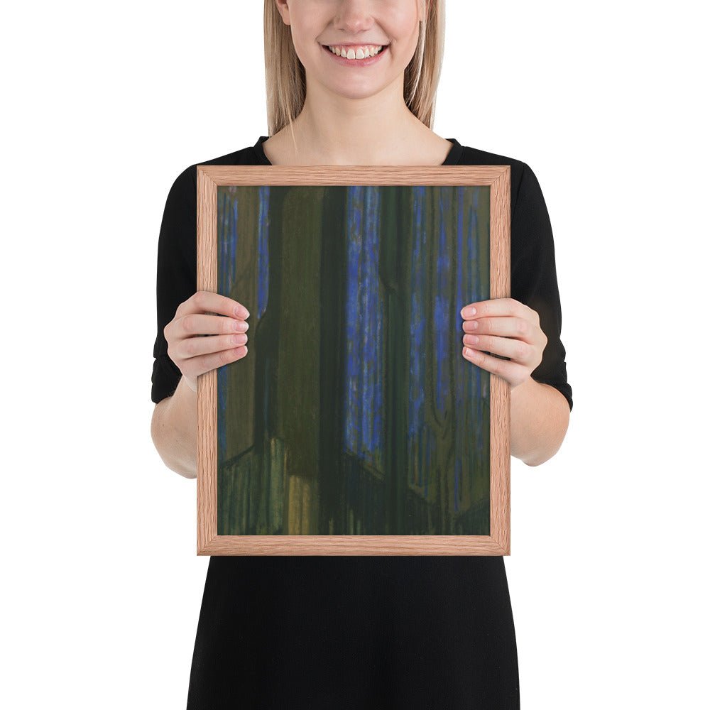 Study in Verticals by Frantisek Kupka , Framed poster
