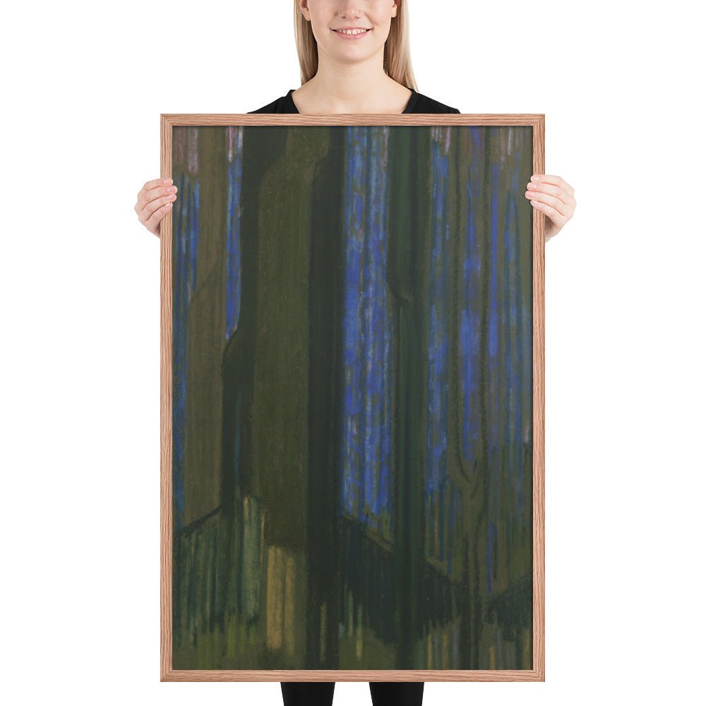 Study in Verticals by Frantisek Kupka , Framed poster