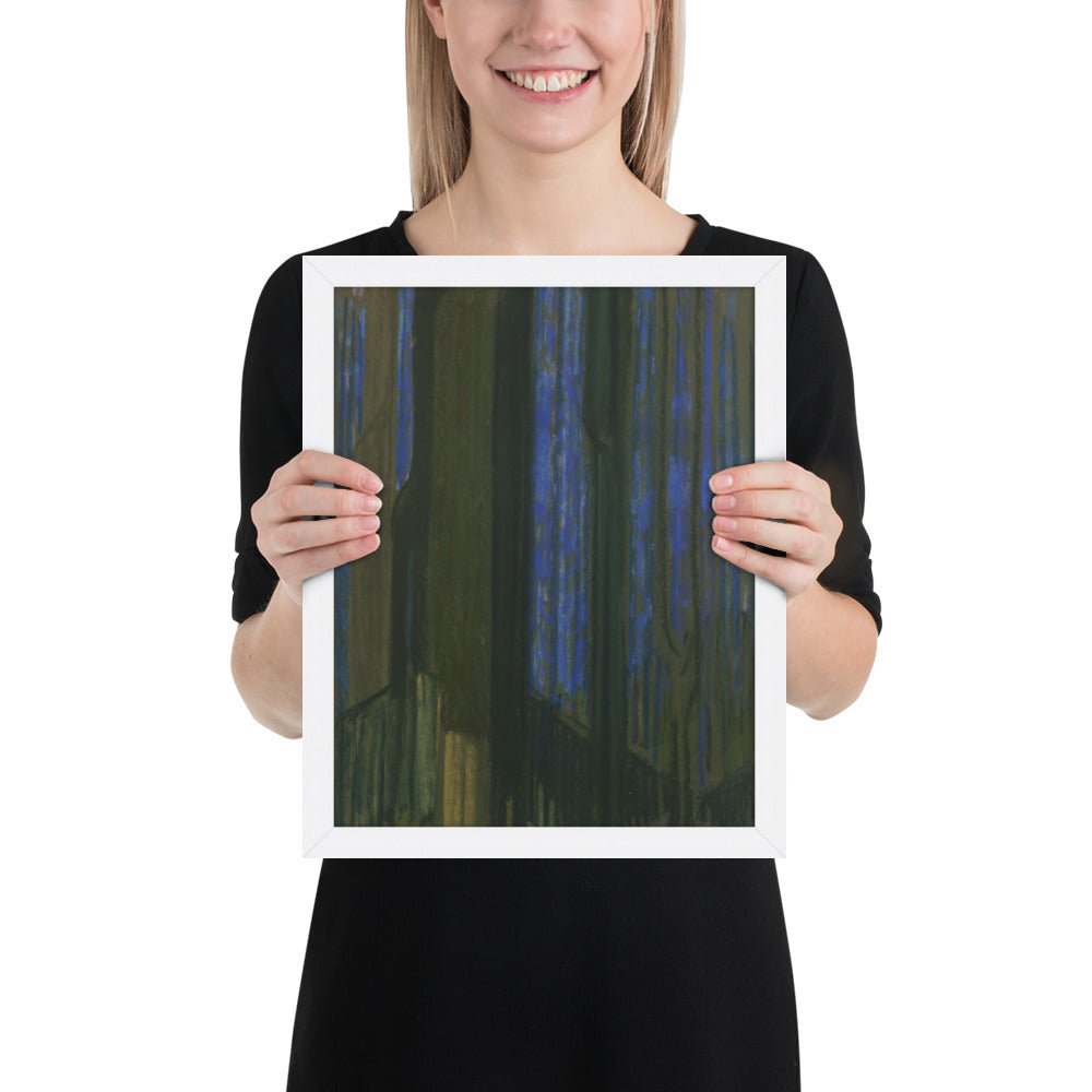 Study in Verticals by Frantisek Kupka , Framed poster