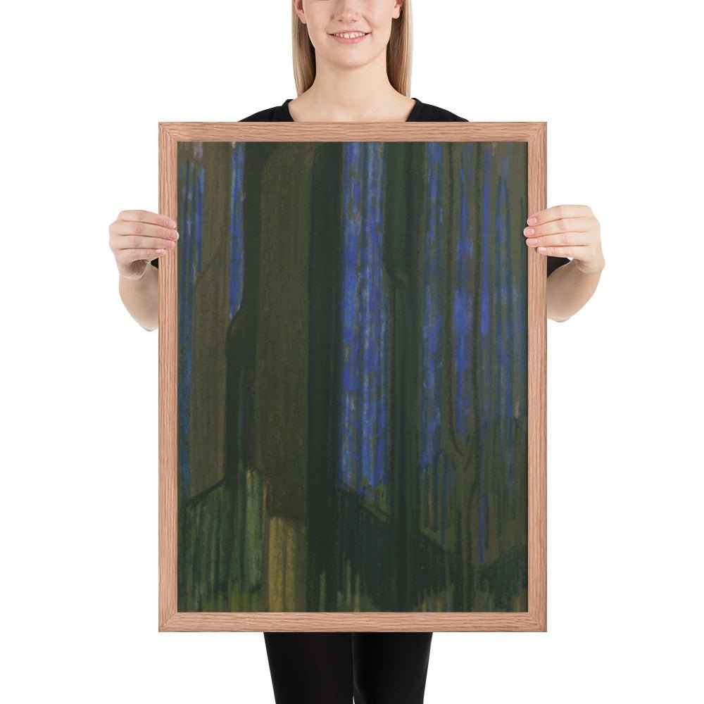 Study in Verticals by Frantisek Kupka , Framed poster