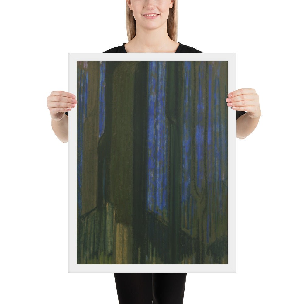 Study in Verticals by Frantisek Kupka , Framed poster