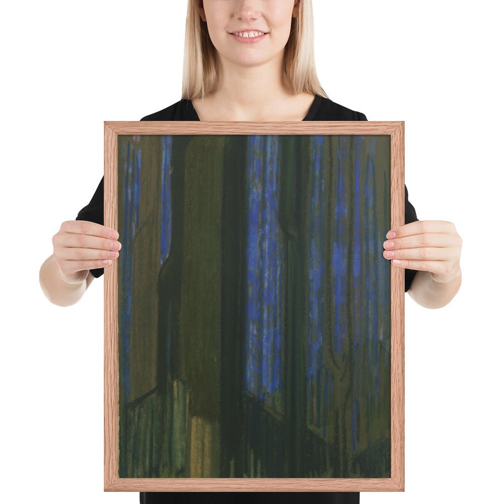 Study in Verticals by Frantisek Kupka , Framed poster