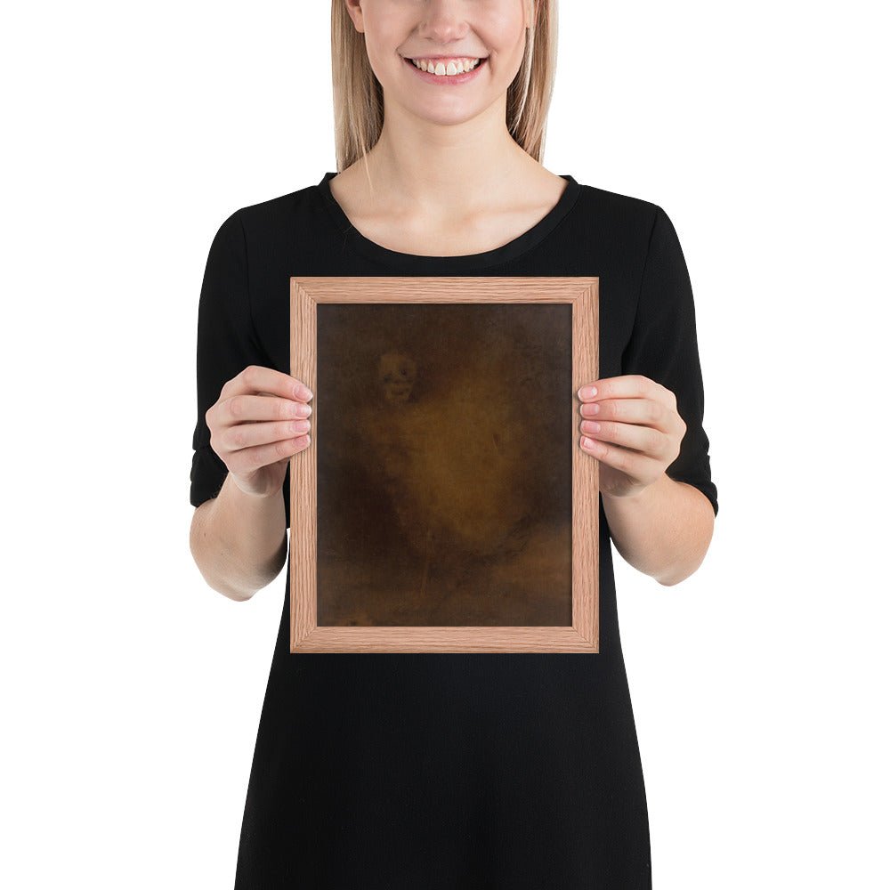 The Dream Finished by Death by Odilon Redon, Framed poster