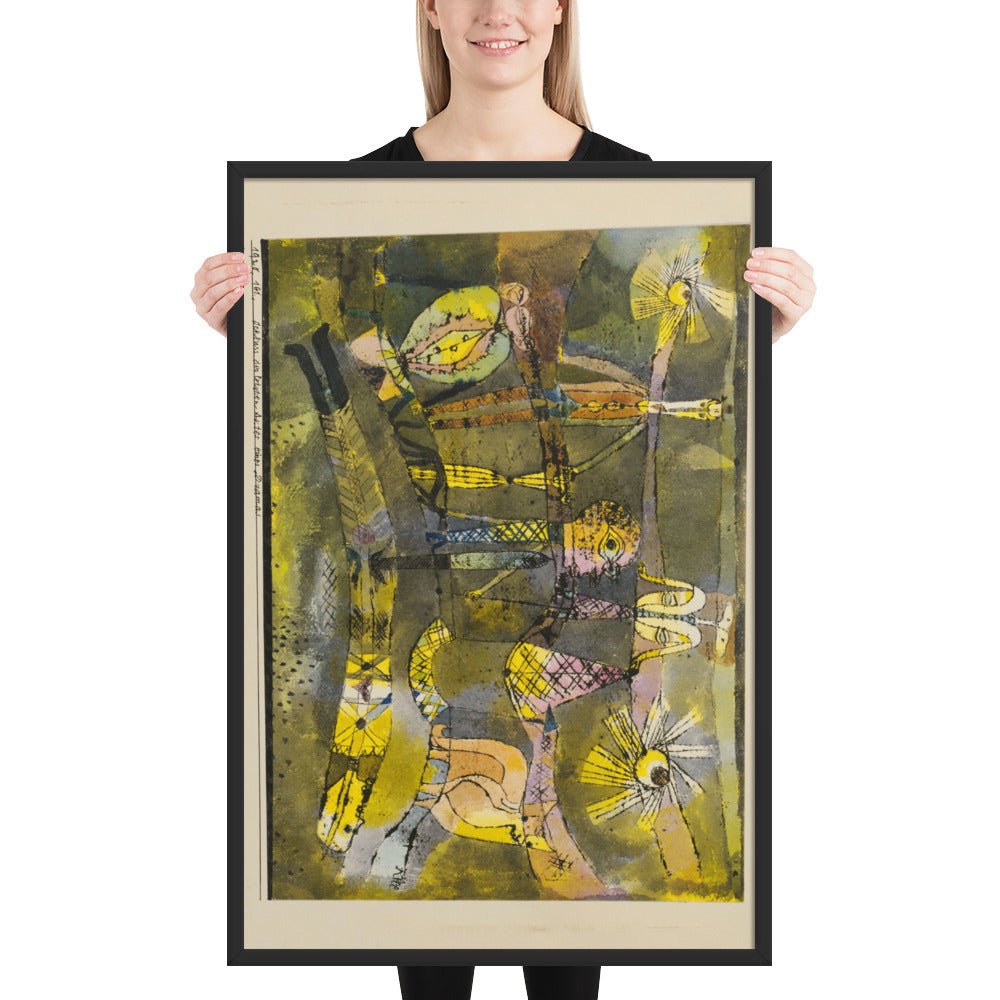 The End of the Last Act of a DramaA4 by Paul Klee, Framed poster