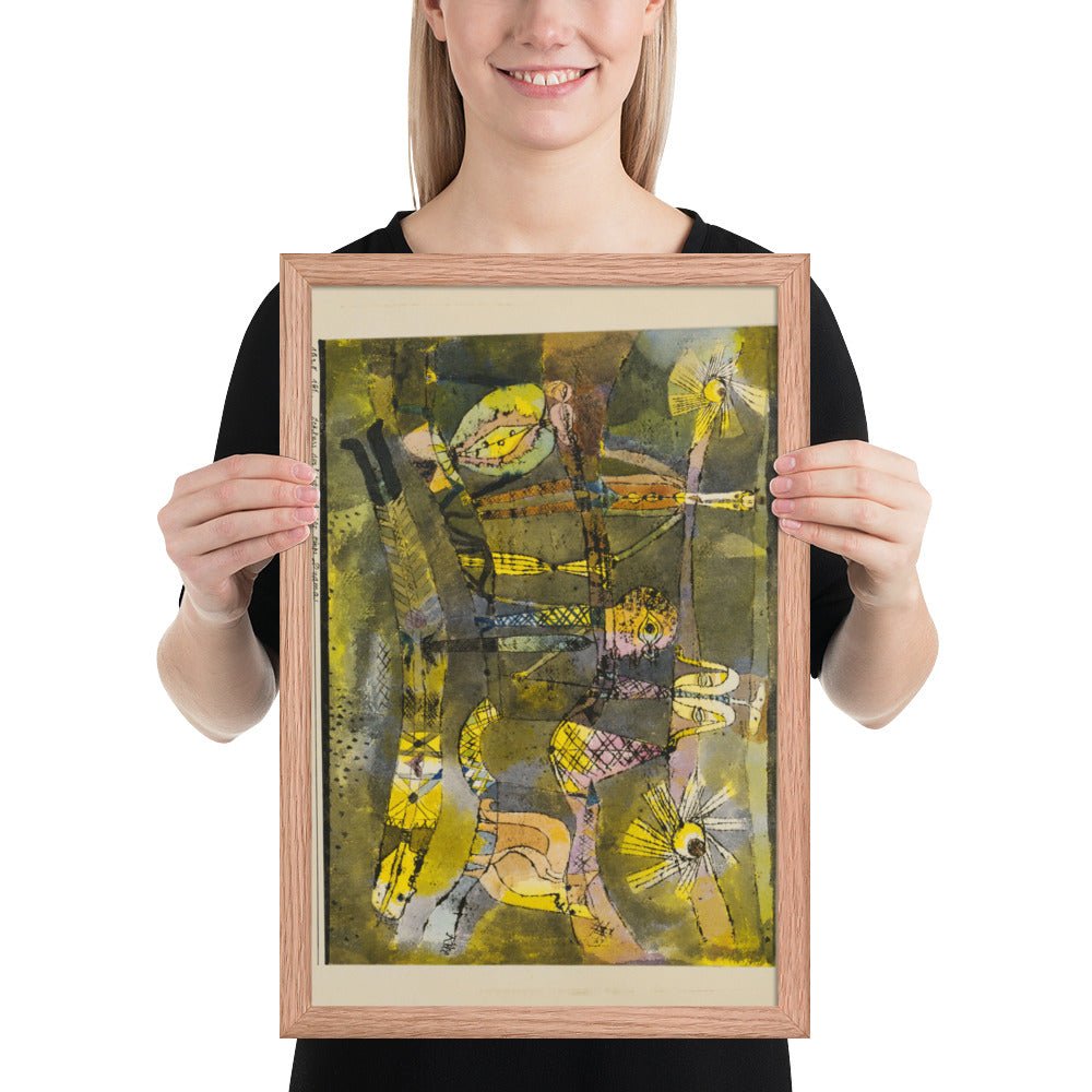 The End of the Last Act of a DramaA4 by Paul Klee, Framed poster