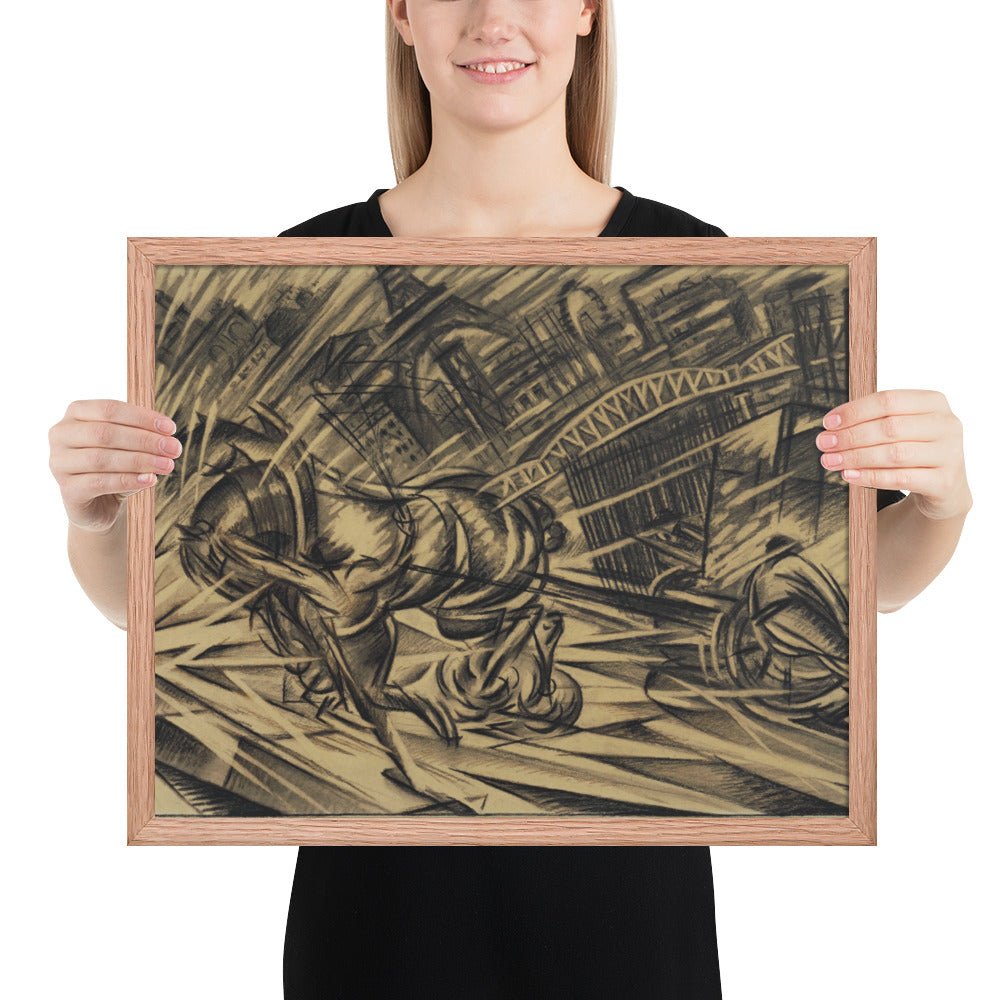 The Endeavor by Félix Del Marle, Framed poster