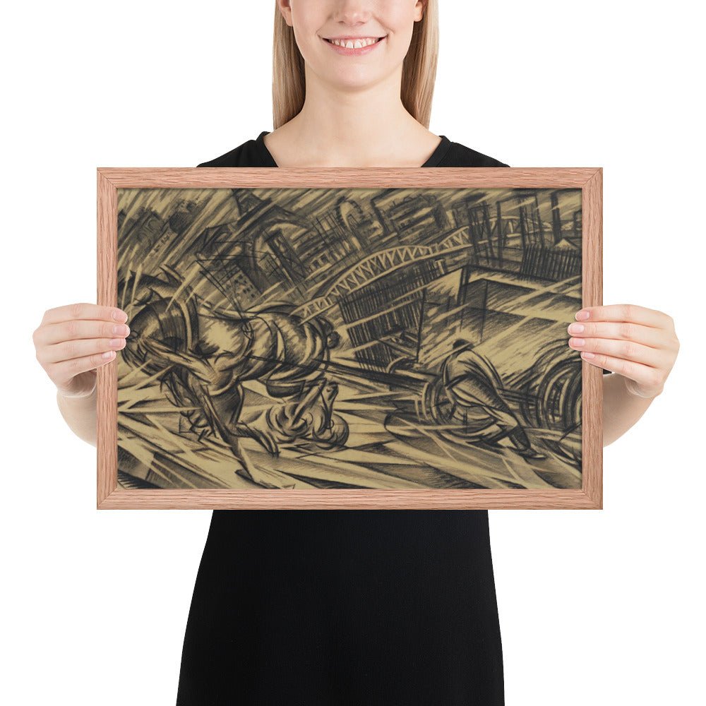 The Endeavor by Félix Del Marle, Framed poster