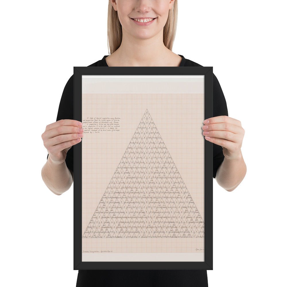 The Human Argument by Agnes Denes, Framed poster