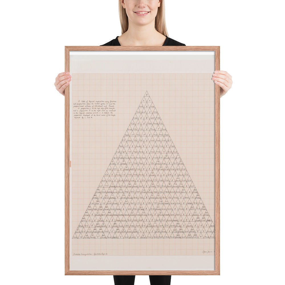 The Human Argument by Agnes Denes, Framed poster