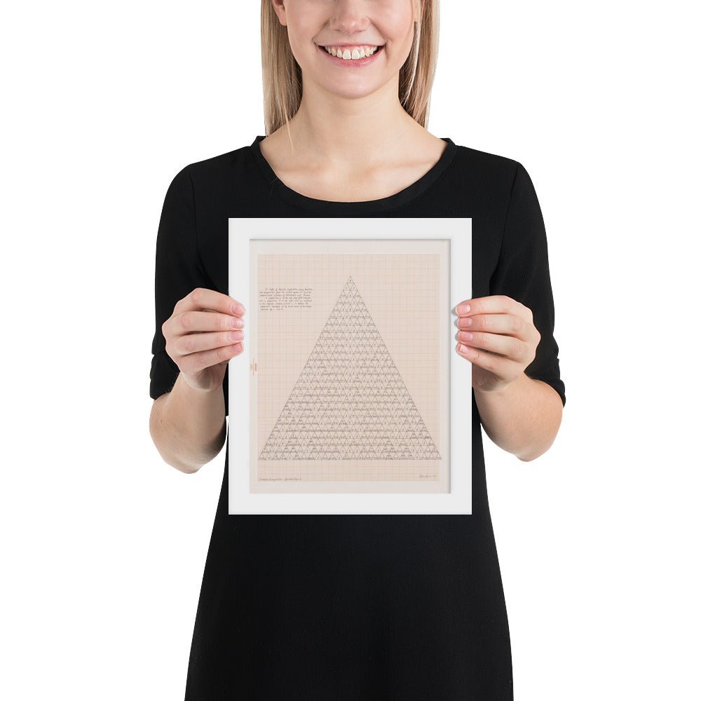 The Human Argument by Agnes Denes, Framed poster