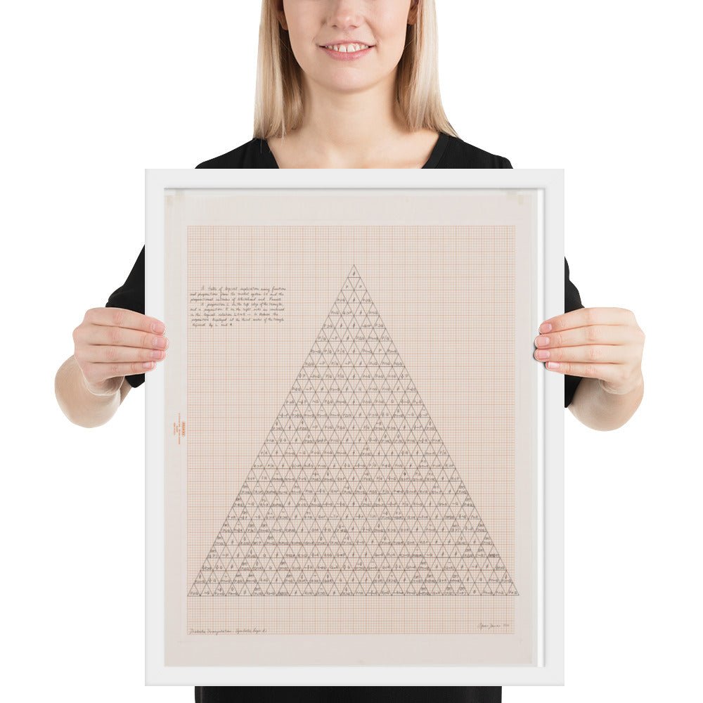 The Human Argument by Agnes Denes, Framed poster