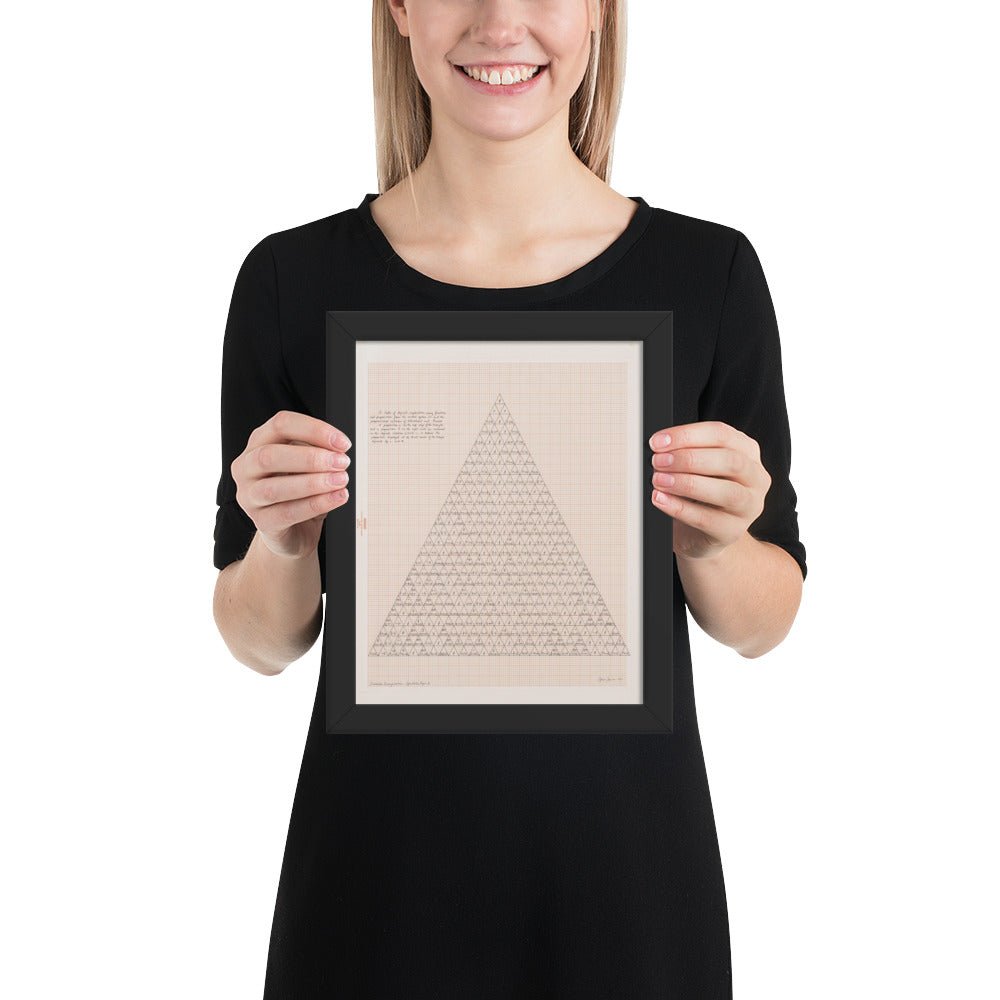 The Human Argument by Agnes Denes, Framed poster