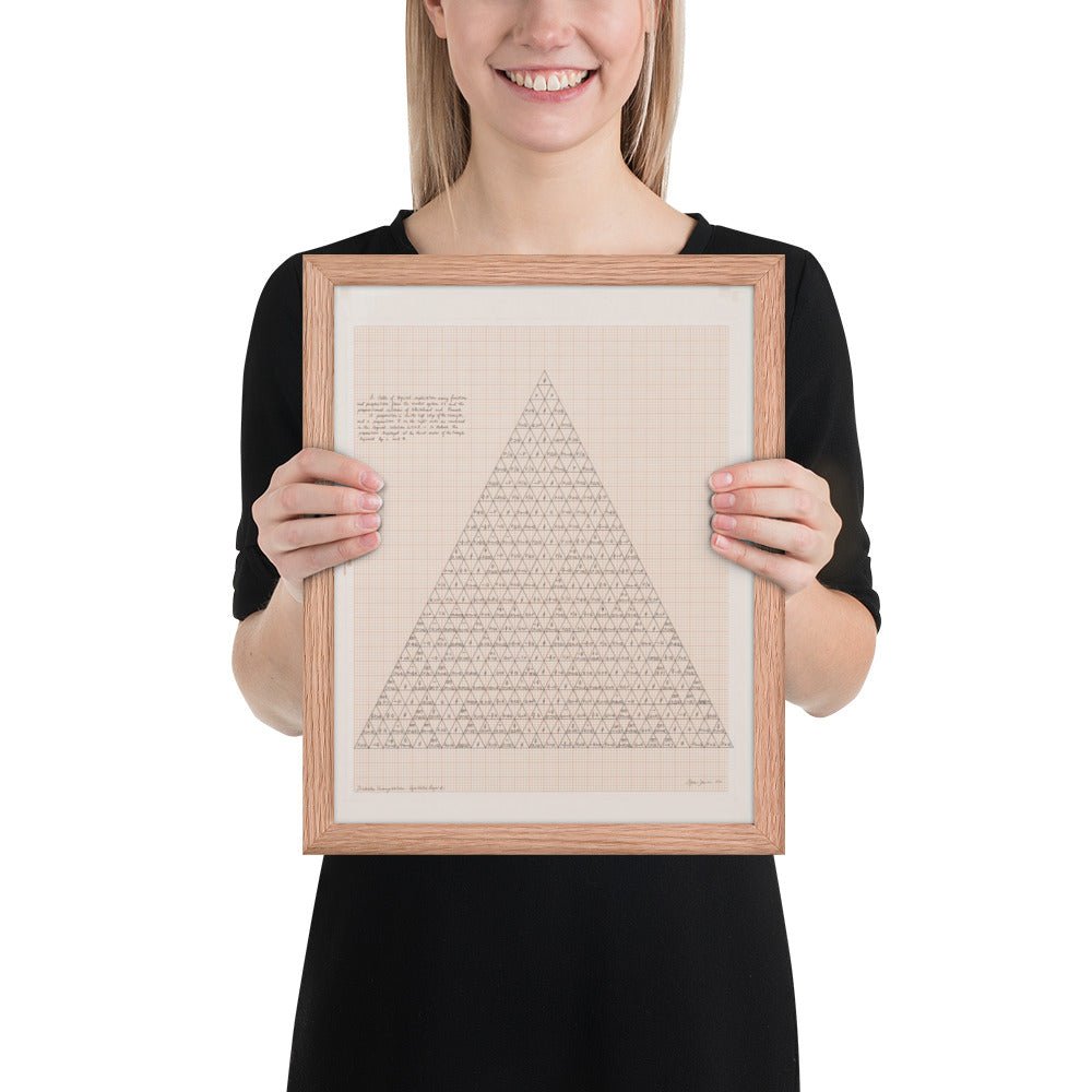 The Human Argument by Agnes Denes, Framed poster