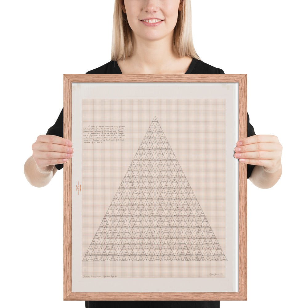 The Human Argument by Agnes Denes, Framed poster