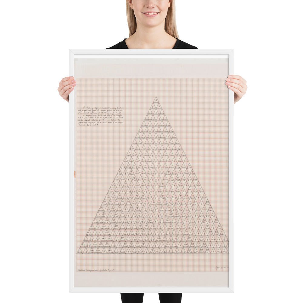 The Human Argument by Agnes Denes, Framed poster