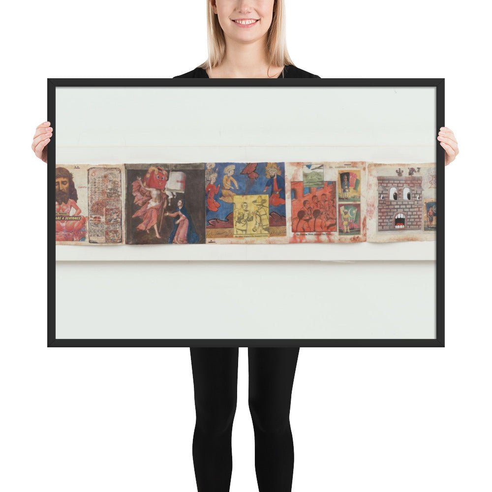 The Illuminated Cannibal El Cannibal Illuminado by Enrique Chagoya, Framed poster