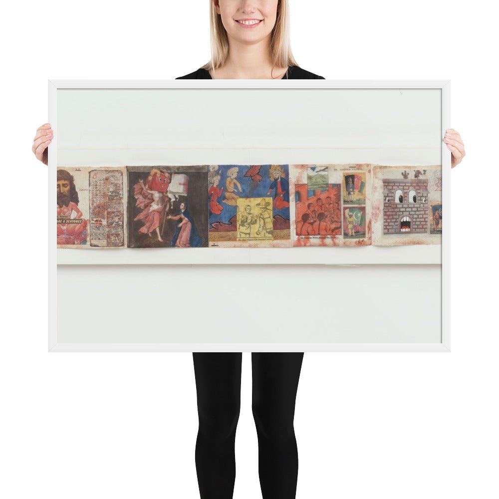 The Illuminated Cannibal El Cannibal Illuminado by Enrique Chagoya, Framed poster