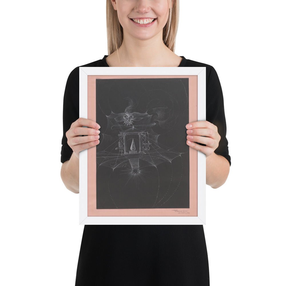 The Palace of King Ubu by Hans Bellmer, Framed poster