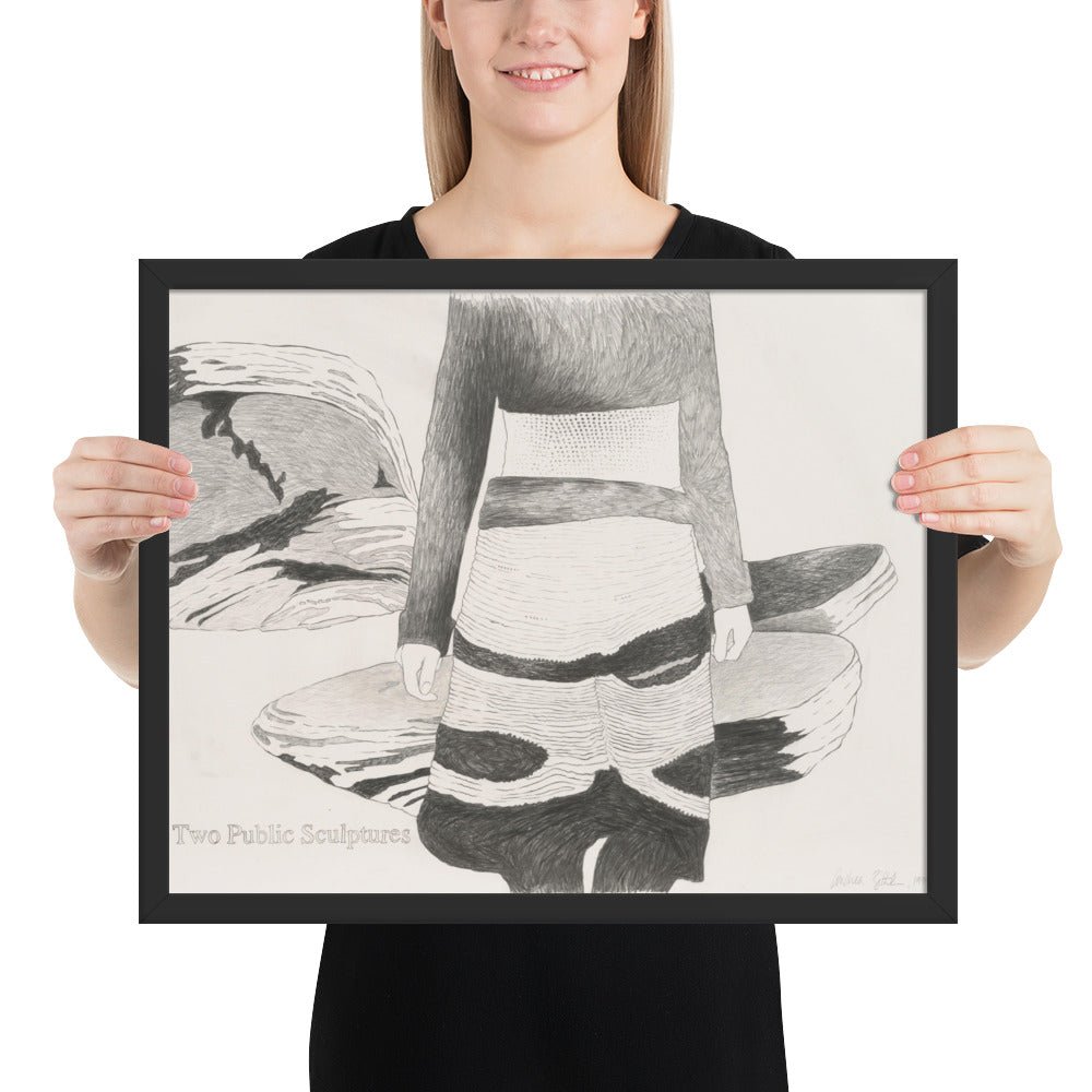 Two Public Sculptures by Andrea Zittel , Framed poster