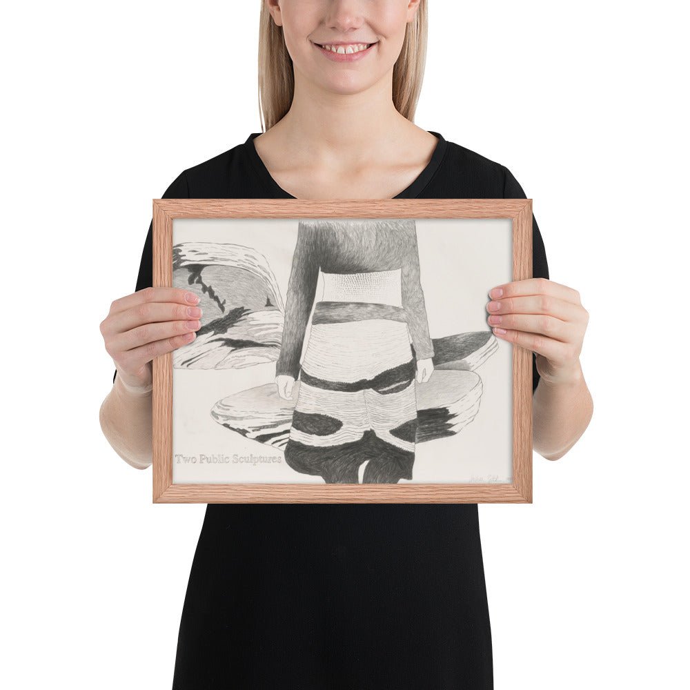 Two Public Sculptures by Andrea Zittel , Framed poster