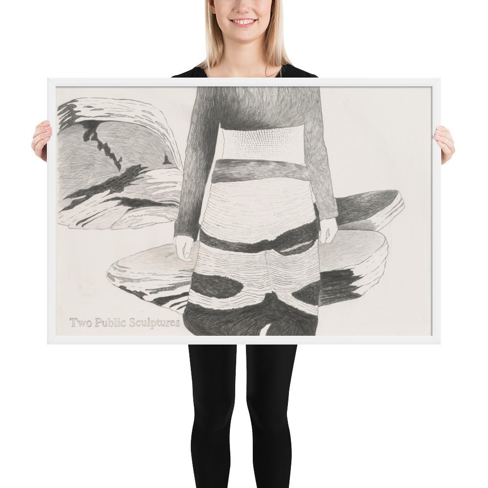 Two Public Sculptures by Andrea Zittel , Framed poster