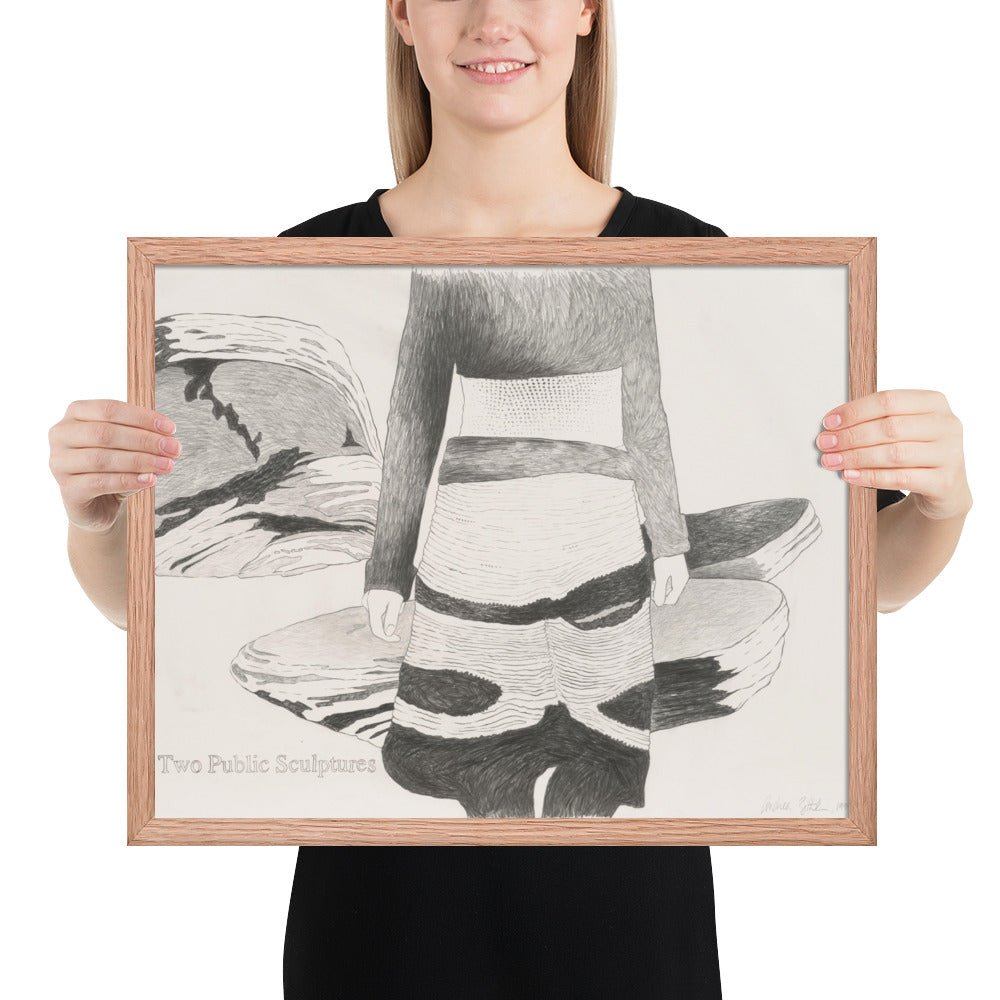 Two Public Sculptures by Andrea Zittel , Framed poster
