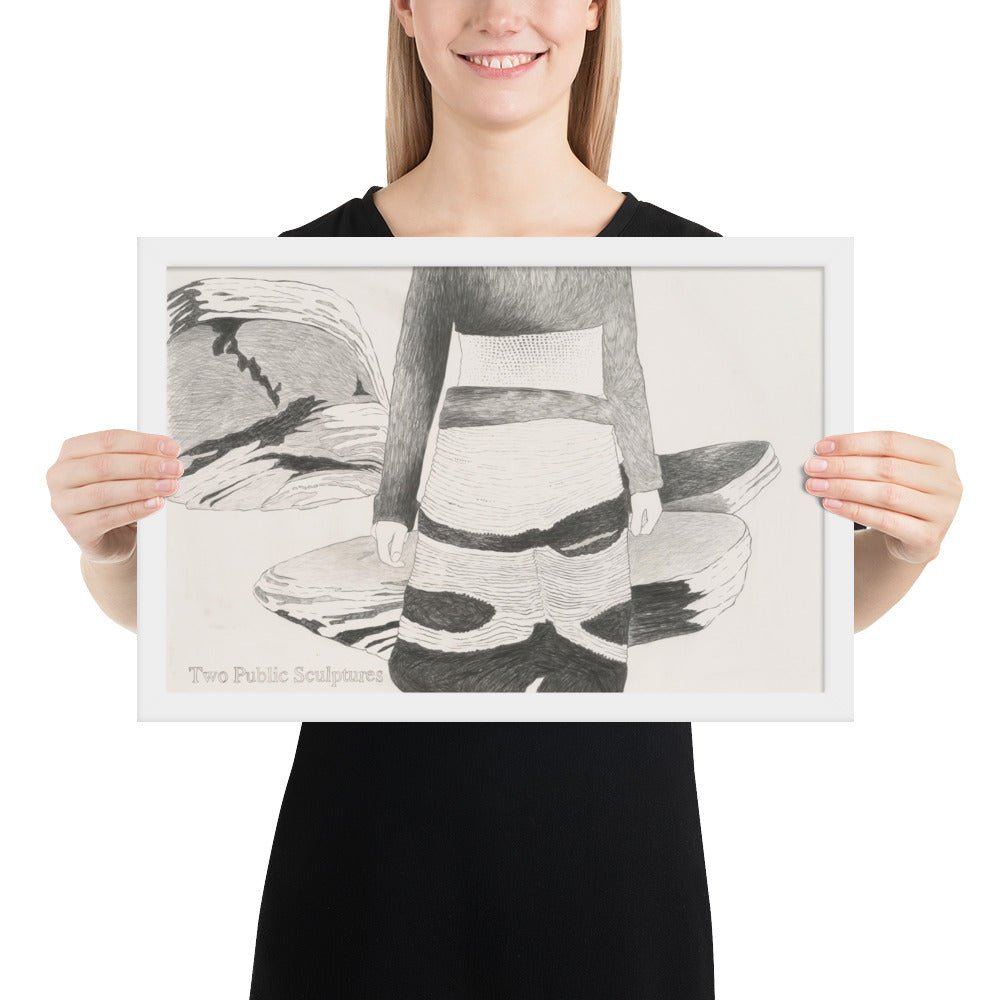 Two Public Sculptures by Andrea Zittel , Framed poster