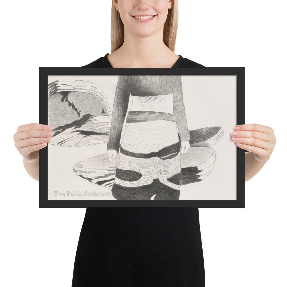 Two Public Sculptures by Andrea Zittel , Framed poster