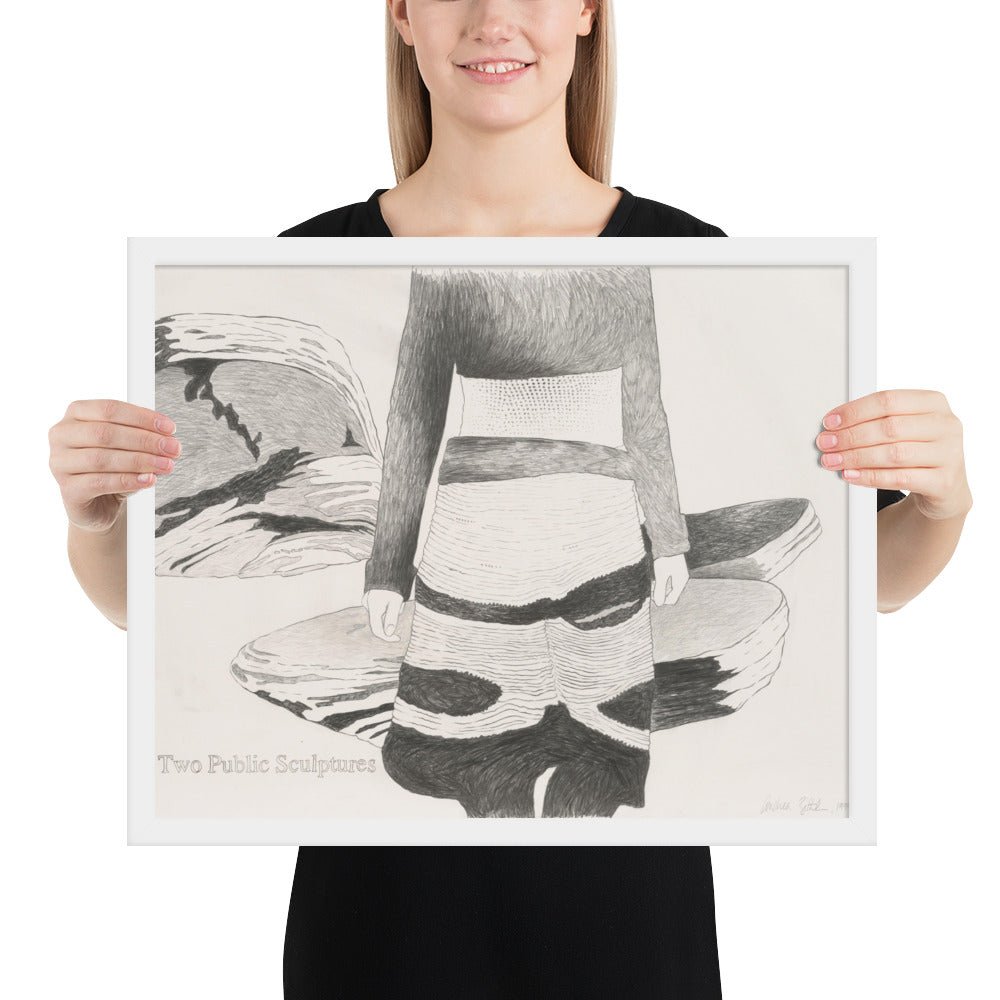 Two Public Sculptures by Andrea Zittel , Framed poster