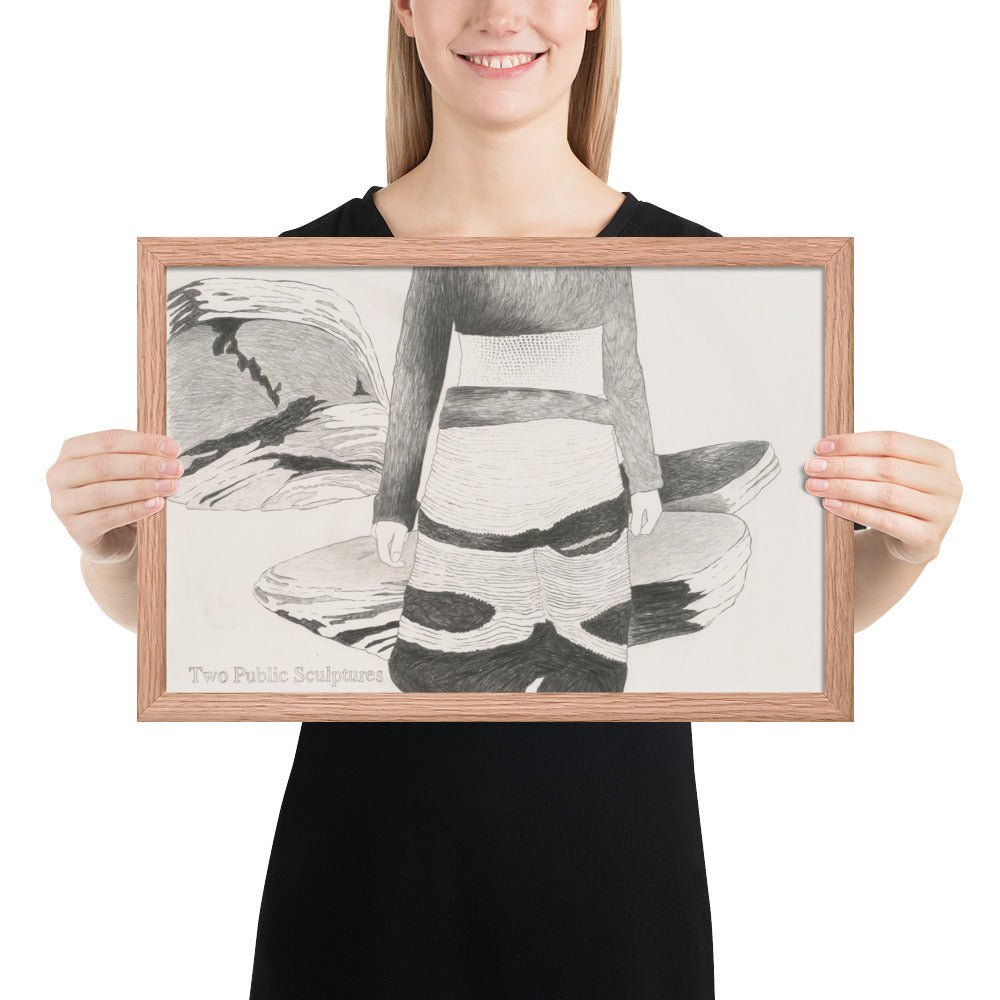 Two Public Sculptures by Andrea Zittel , Framed poster