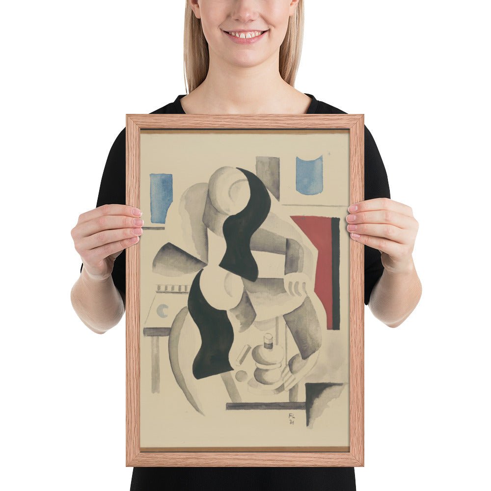 Two Women by Fernand Léger, Framed poster