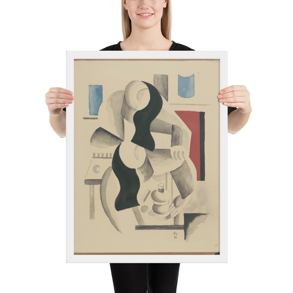 Two Women by Fernand Léger, Framed poster