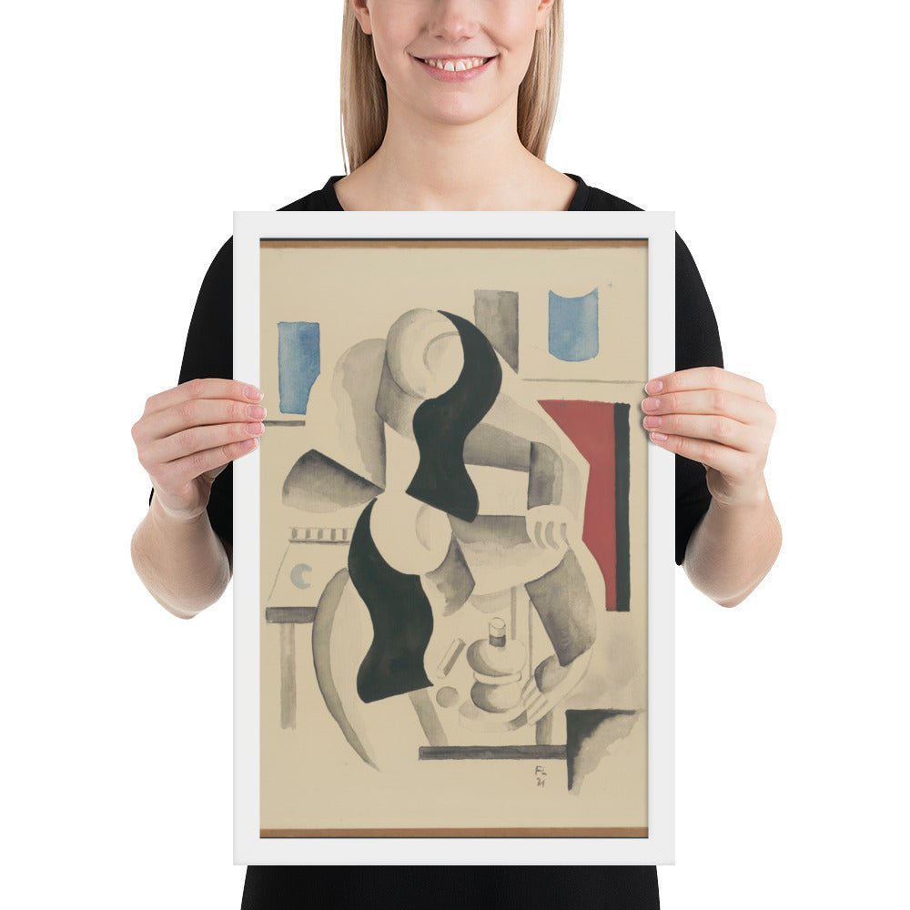 Two Women by Fernand Léger, Framed poster