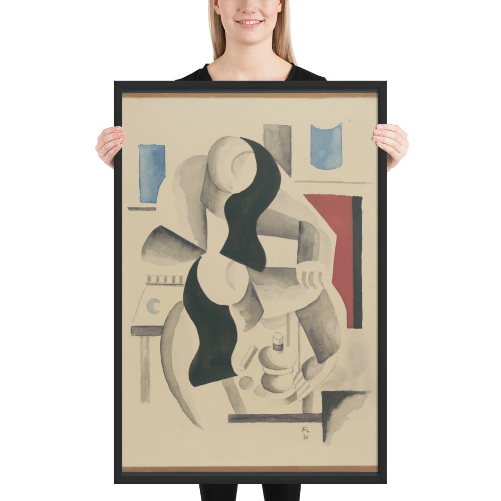 Two Women by Fernand Léger, Framed poster