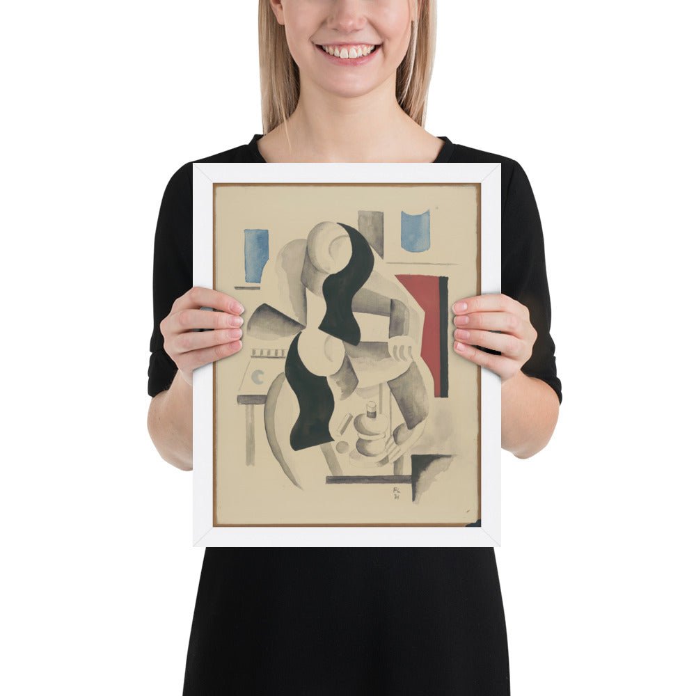 Two Women by Fernand Léger, Framed poster