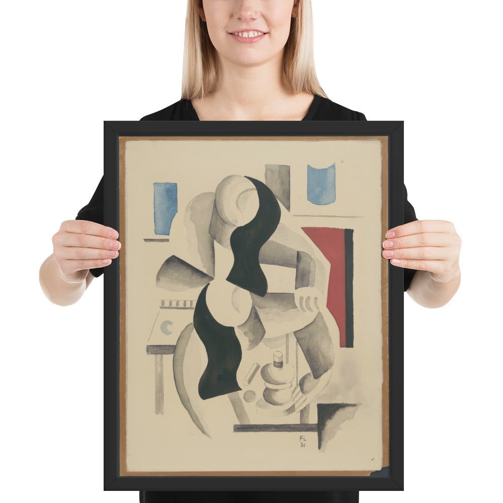 Two Women by Fernand Léger, Framed poster