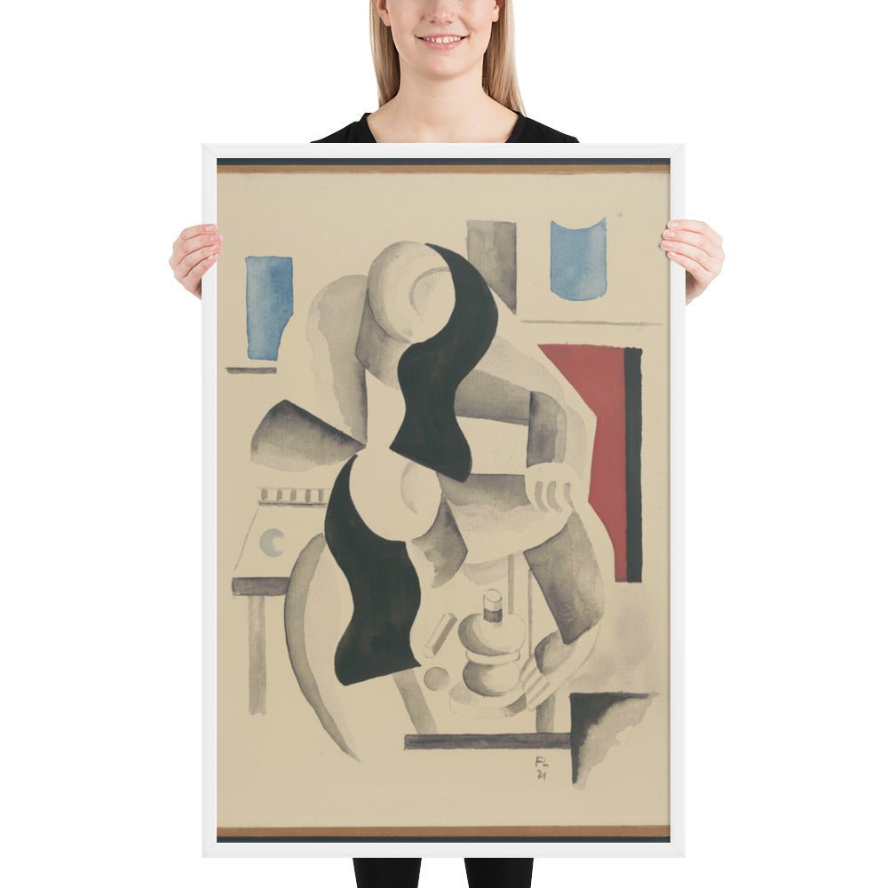Two Women by Fernand Léger, Framed poster