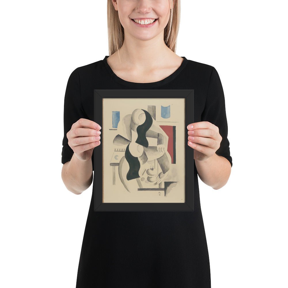 Two Women by Fernand Léger, Framed poster