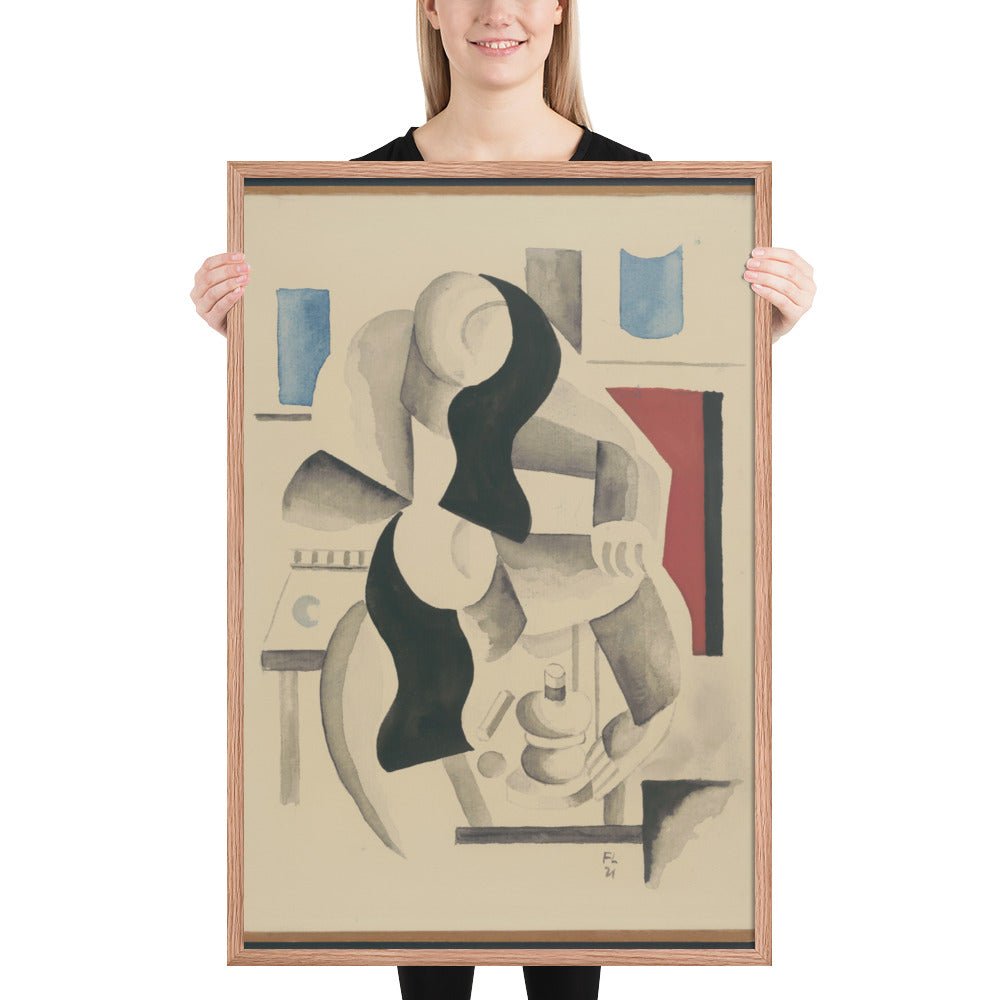 Two Women by Fernand Léger, Framed poster