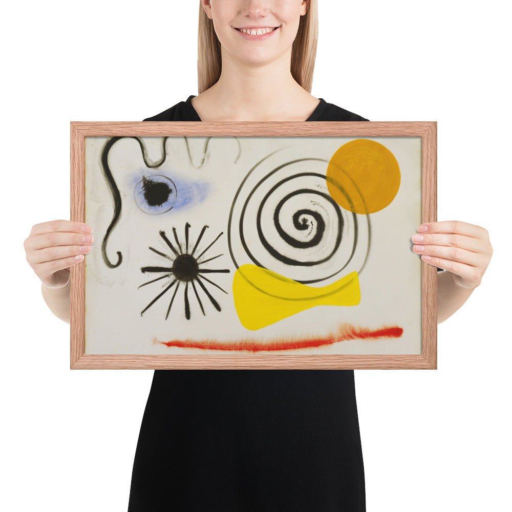 Untitled by Alexander Calder, Framed poster