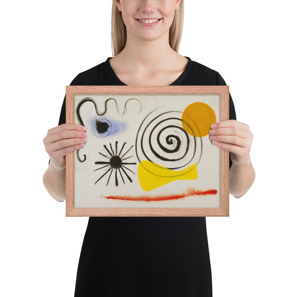 Untitled by Alexander Calder, Framed poster