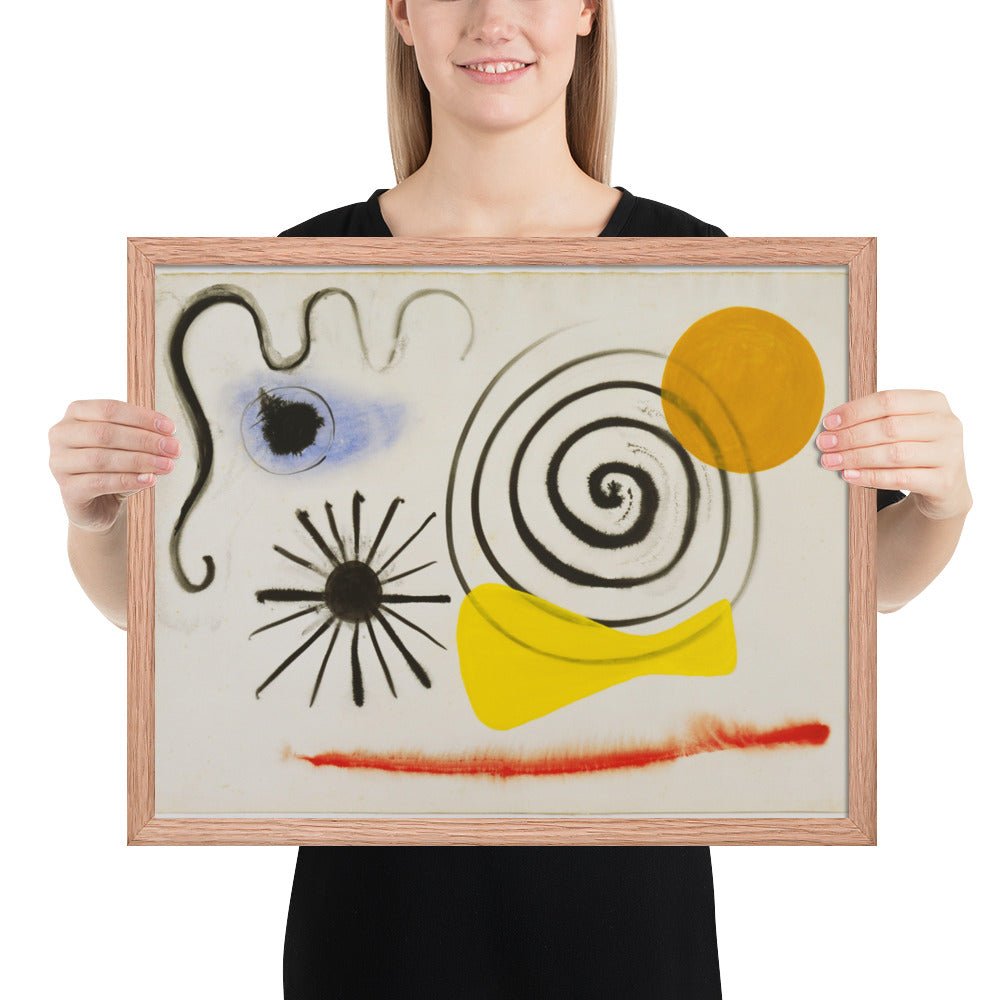 Untitled by Alexander Calder, Framed poster