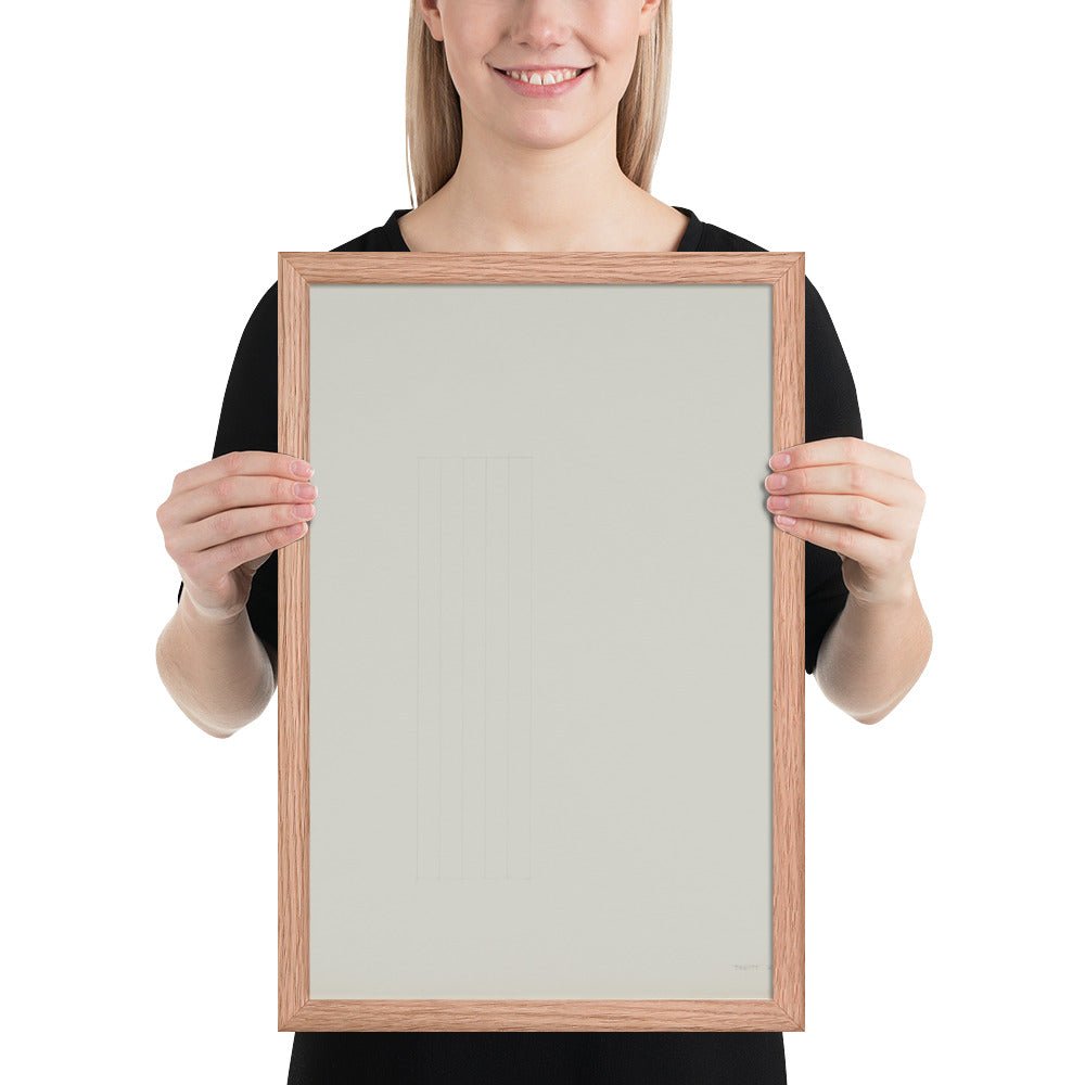 Untitled by Anne Truitt, Framed poster