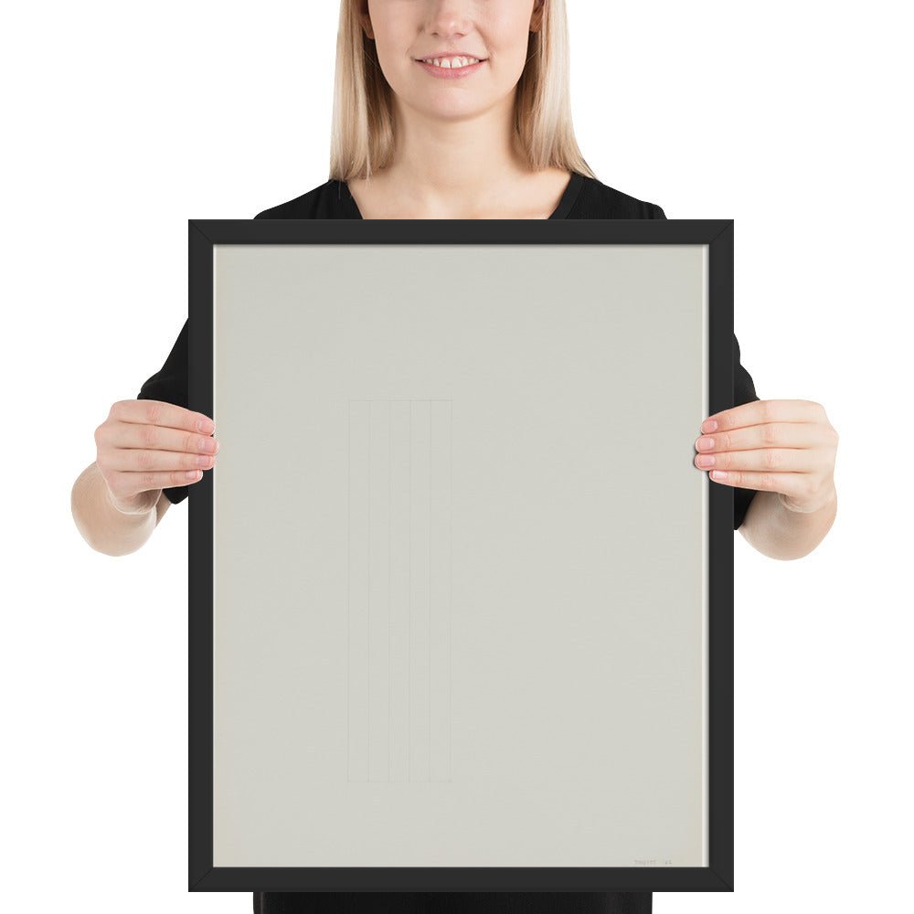 Untitled by Anne Truitt, Framed poster