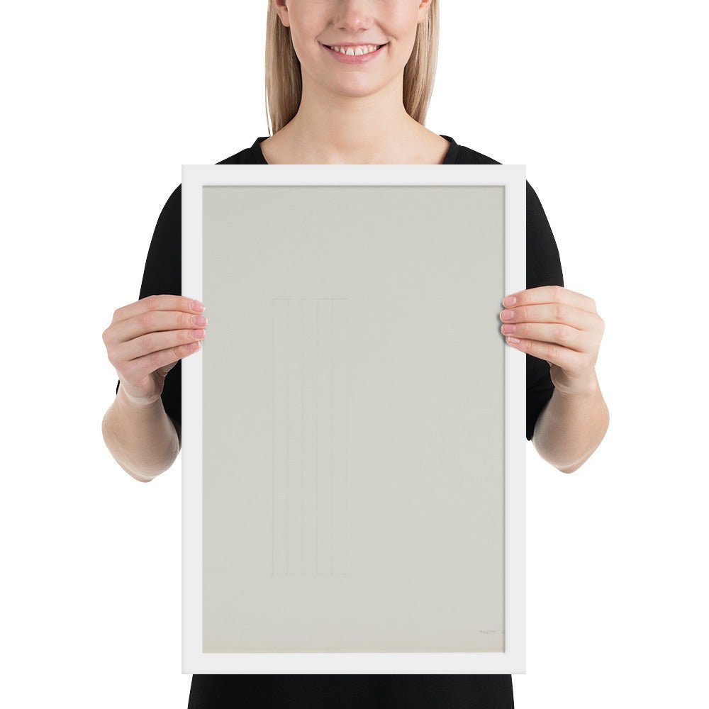 Untitled by Anne Truitt, Framed poster