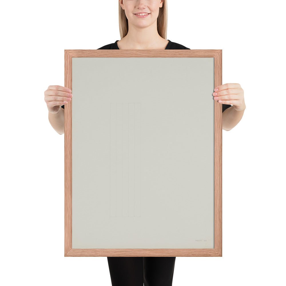 Untitled by Anne Truitt, Framed poster